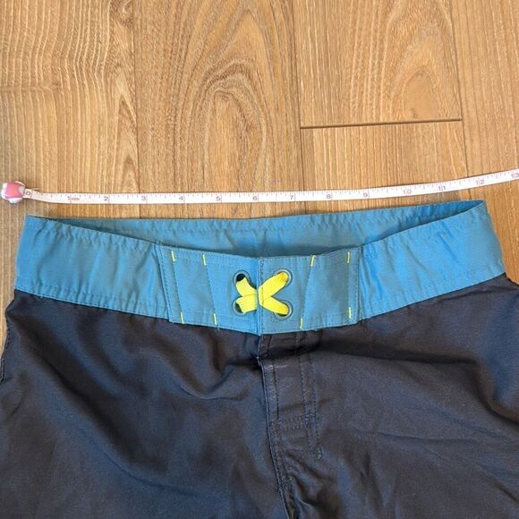 Cherokee boys swim trunk size 10 blue and green camo - Picture 4 of 9